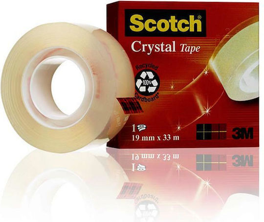 3M Tape Scotch 19mm x 33m 1pcs Transparent