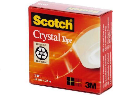 3M Tape Scotch 19mm x 33m 1pcs Transparent