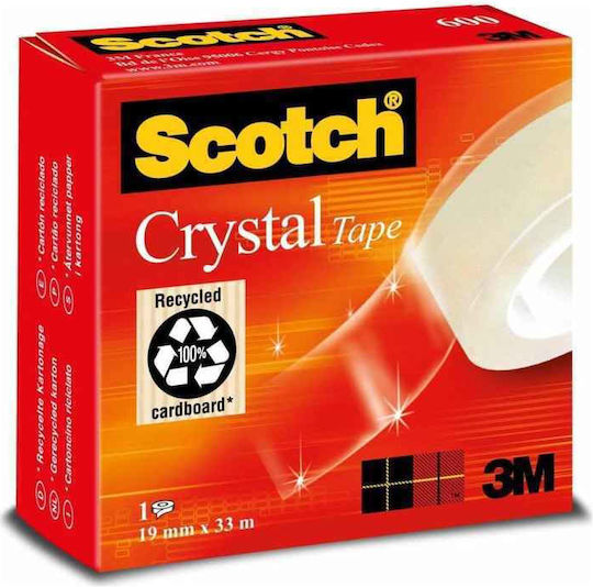3M Tape Scotch 19mm x 33m 1pcs Transparent