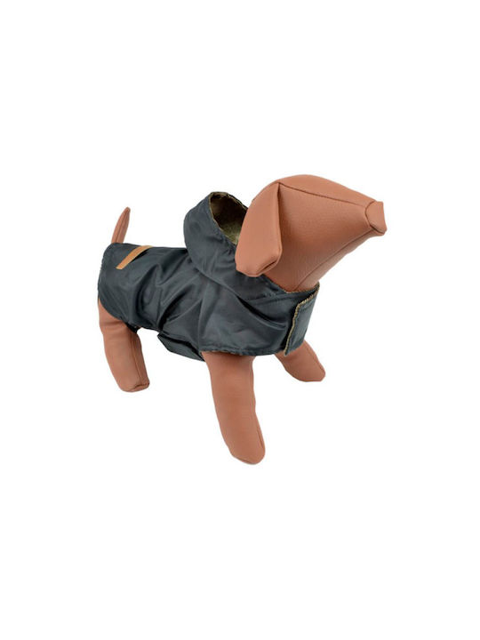 Woofmoda Haine pentru câini Impermeabil Negru XXLarge cu Lungimea Spateului 42 cm