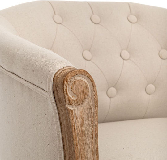 Sessel Samt Grey 61x61x71cm