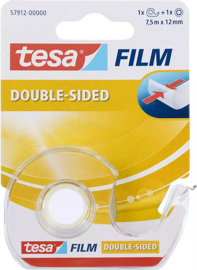 Tesa Desktop Tape Dispenser 12mm x 7.5m 1pcs Transparent