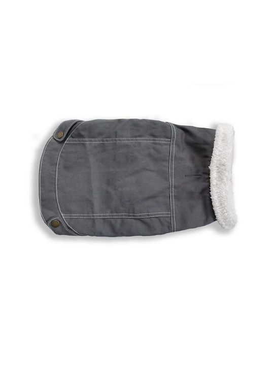 Glee Gray Dog Coat with 30cm Back Length