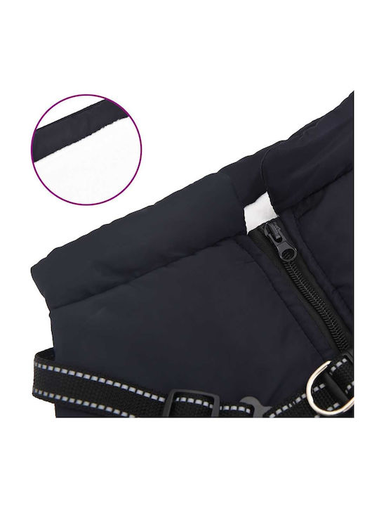 vidaXL Black Dog Coat