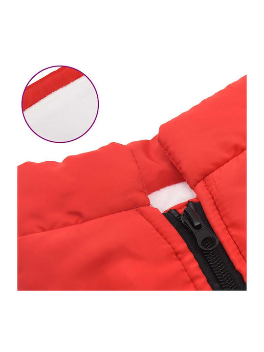vidaXL Red Dog Coat