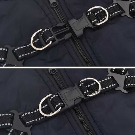 vidaXL Black Dog Coat