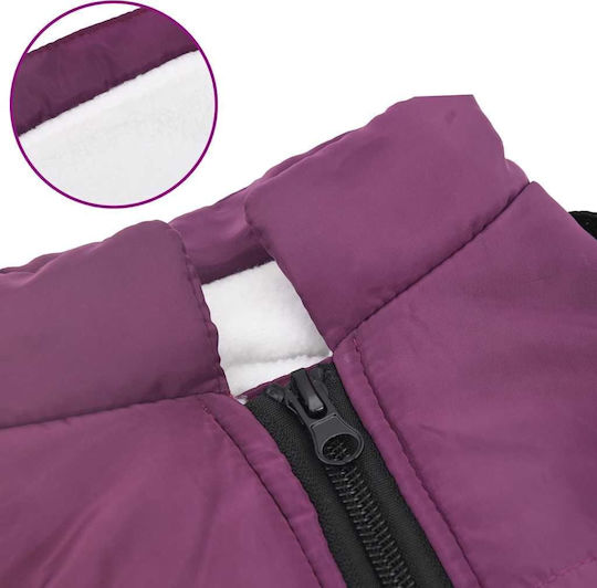 vidaXL Purple Dog Coat
