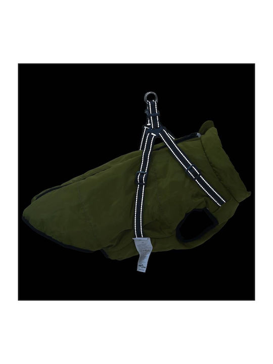 vidaXL Кучешки палта Зелен