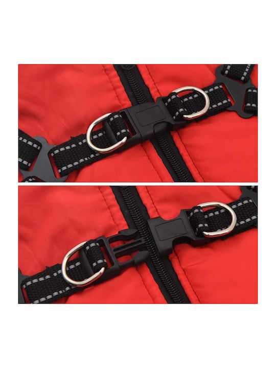 vidaXL Red Dog Coat