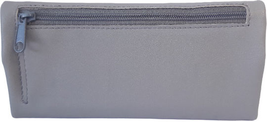 Mario Rossi Tobacco Pouch With Magnetic Clasp 16.5x7.5cm Gray