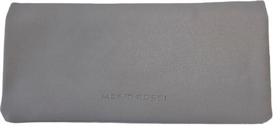 Mario Rossi Tobacco Pouch With Magnetic Clasp 16.5x7.5cm Gray