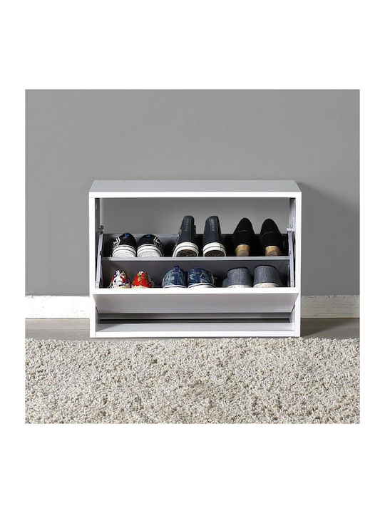 Step 6 Wooden Shoe Organizer White 60x30x42cm