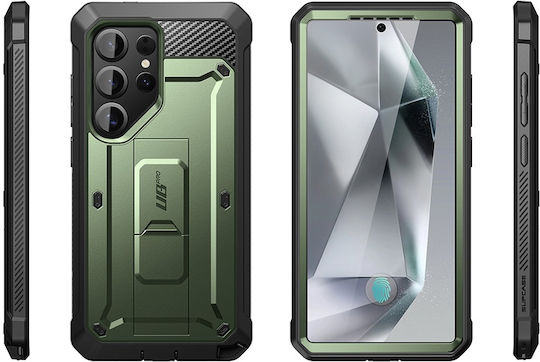 Supcase Unicorn Beetle Pro 360 Full Cover Σιλικόνης / Πλαστικό Πράσινο (Galaxy S25 Ultra)