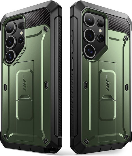 Supcase Unicorn Beetle Pro 360 Full Cover Σιλικόνης / Πλαστικό Πράσινο (Galaxy S25 Ultra)