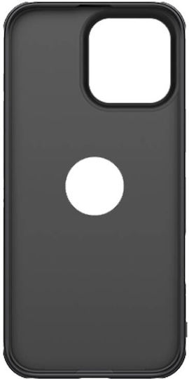 Nillkin Super Frosted Shield Pro Logo Задна корица Пластмаса / Силикон Черен (iPhone 16 Pro)