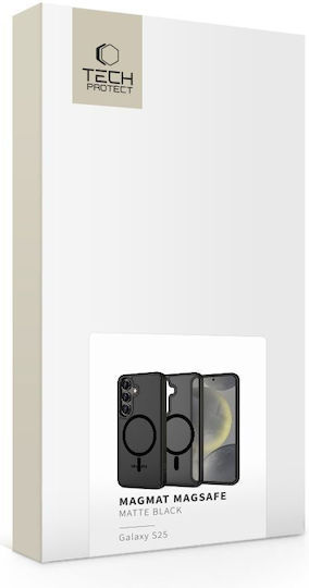 Tech-Protect Magmat Back Cover Plastic / Silicone 2mm Black (Galaxy S25)