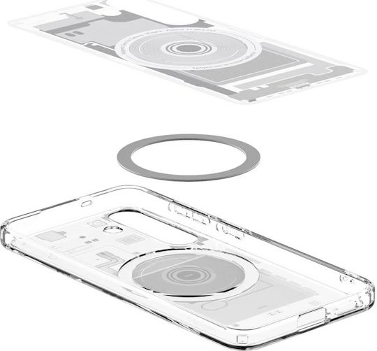 Spigen Ultra Hybrid Zero One (MagFit) Umschlag Rückseite Silikon / Kunststoff Weiß (Galaxy S25)
