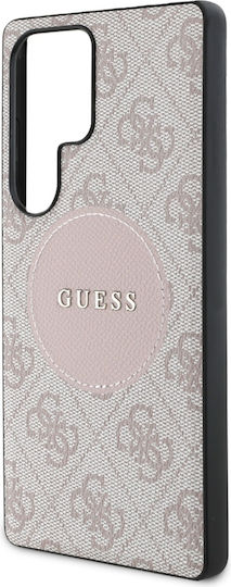 Guess Classic Umschlag Rückseite Synthetisches Leder Rosa (Galaxy S25 Ultra,Samsung S25 Ultra)