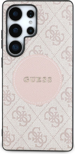 Guess Classic Umschlag Rückseite Synthetisches Leder Rosa (Galaxy S25 Ultra,Samsung S25 Ultra)