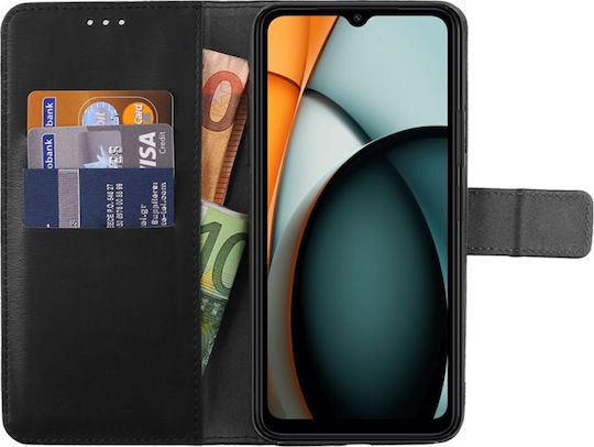 Калъф Volte-tel за Xiaomi Redmi A3 4g 6.71" Allure Magnet Book Stand Clip Black Volte-tel