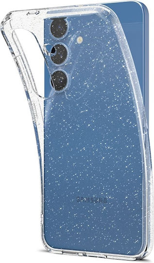 Spigen Liquid Crystal Umschlag Rückseite Silikon 0.3mm Transparent (Galaxy S25)