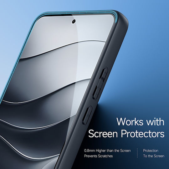 Dux Ducis Aimo Series Umschlag Rückseite Kunststoff / Silikon Schwarz (Redmi Note 14 5G)