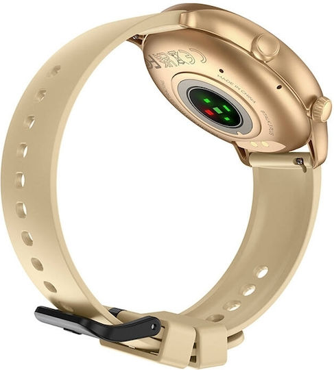 Zeblaze Btalk 3 Plus 46mm Smartwatch με Παλμογράφο (Χρυσό)