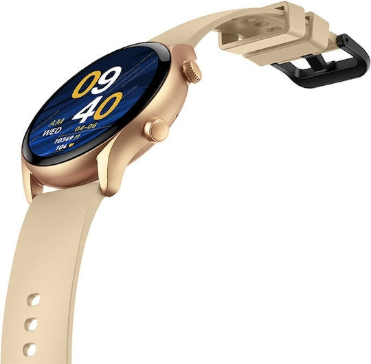 Zeblaze Btalk 3 Plus 46mm Smartwatch με Παλμογράφο (Χρυσό)