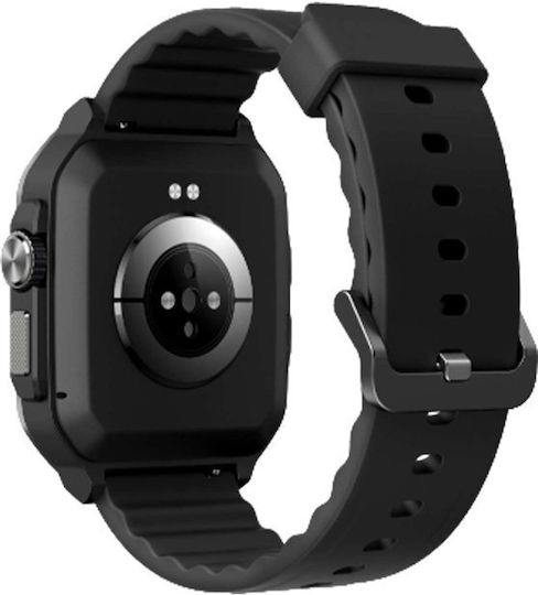 Egoboo GeoLander Smartwatch με Παλμογράφο (Μαύρο)