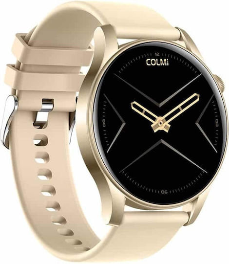 Colmi V73 Smartwatch with Heart Rate Monitor (Gold)