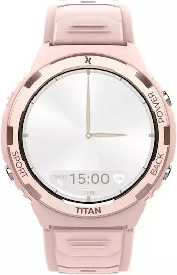MaxCom FW100 Valkiria 48mm Waterproof Smartwatch with Heart Rate Monitor (Pink)