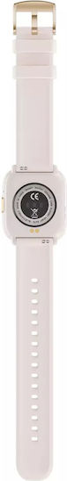 MyPhone Pastel 36mm Smartwatch με Παλμογράφο (Ροζ Χρυσό)