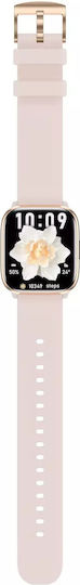 MyPhone Pastel 36mm Smartwatch με Παλμογράφο (Ροζ Χρυσό)