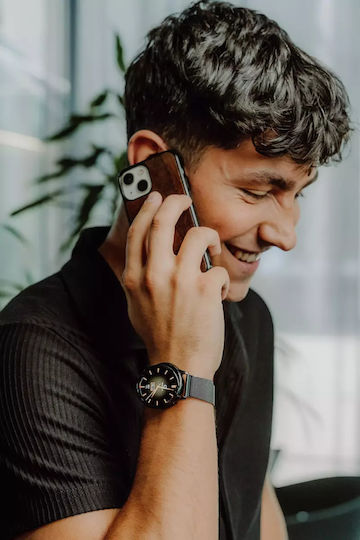 MaxCom EcoWatch 3 Неръждаема стомана 48мм с Пулсомер (Черен)