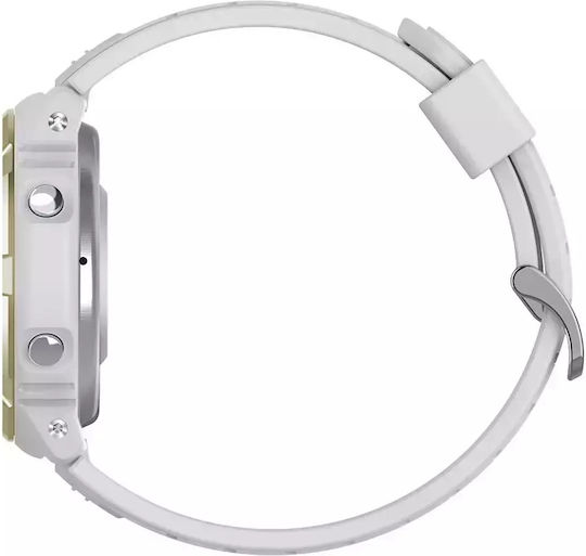 MaxCom FW100 Valkiria 48mm Αδιάβροχο Smartwatch με Παλμογράφο (Λευκό)