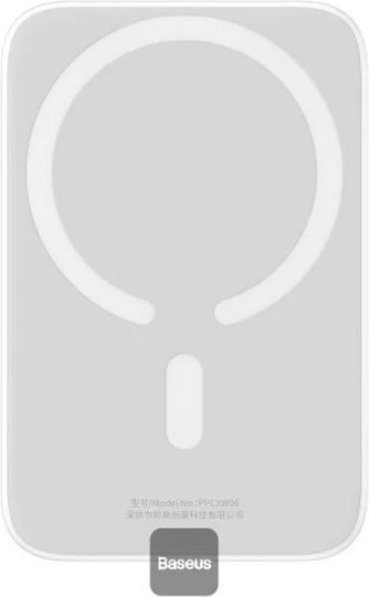 Baseus Mini MagSafe Power Bank 6000mAh 20W με Θύρα USB-C Λευκό