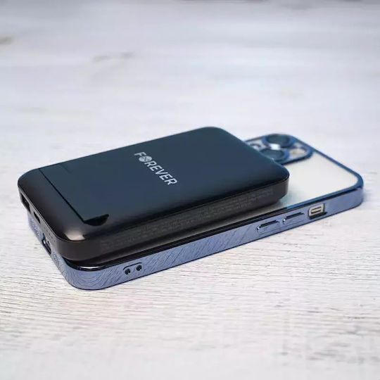 Forever MATB-100 Power Bank 10000mAh 22.5W with USB-A Port and USB-C Port Power Delivery Black