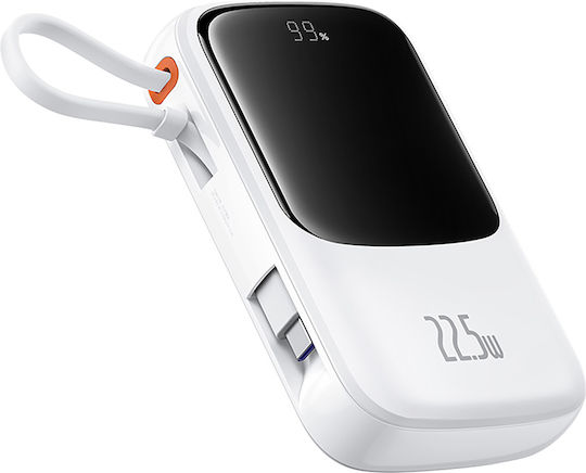 Baseus Qpow Pro+ Power Bank 10000mAh 22.5W Power Delivery White