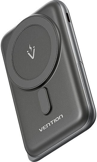 Vention FHNB0 MagSafe Power Bank 10000mAh 20W με Θύρα USB-C Power Delivery Μαύρο