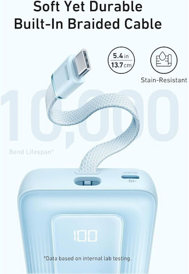 Anker Zolo Power Bank 10000mAh 30W с USB-C порт Черен