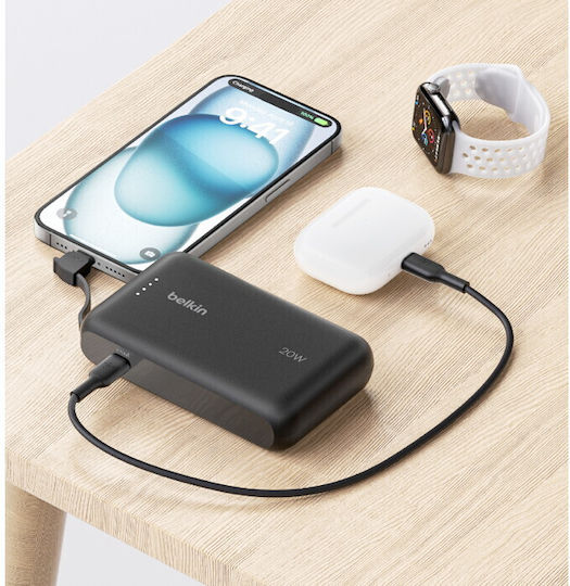 Belkin BoostCharge Power Bank 10000mAh 20W with USB-C Port Black