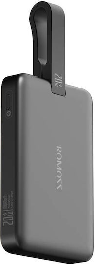 Romoss WM010 MagSafe Power Bank 10000mAh 20W с USB-C порт Черен
