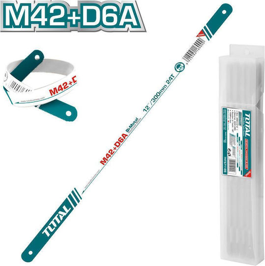 Total Hacksaw Blade Bi Metal 12" 300mm 24Τ 1pcs