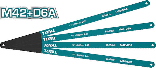 Total Hacksaw Blade Bi Metal 12" 300mm 24Τ 1pcs