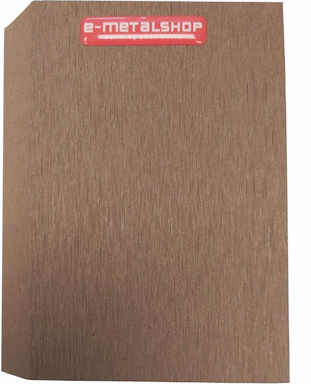 Dedron Deck Περίφραξης Κήπου Πλάγια Brown από WPC 360x12x2εκ. Καφέ