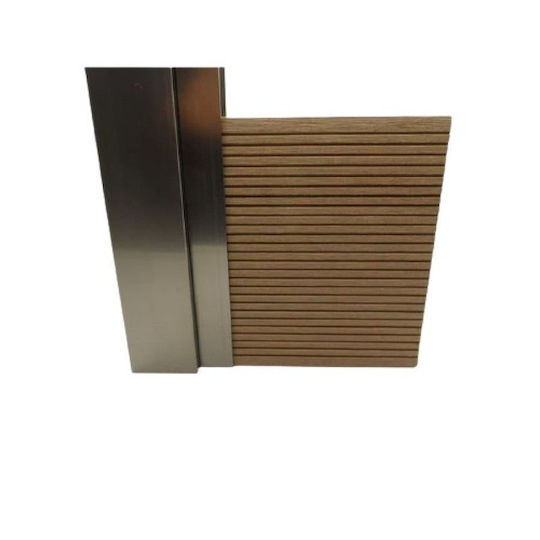 Newplan Deck Περίφραξης Κήπου από Αλουμίνιο 300x2x2.4εκ.