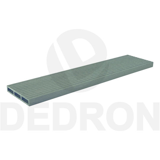 Dedron Umzäunung Deck für den Garten Graues Licht aus WPC 360x12x2cm 1Stück Gray