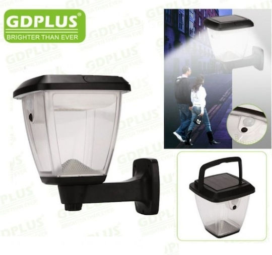 GDPLUS Straßen-Solarleuchte 30W mit Bewegungssensor 15.5cmx18.5cmx16.8cmcm