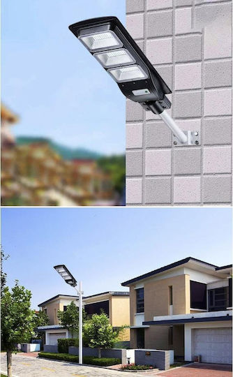 Invictus HSL-2010-90 Ηλιακό Φωτιστικό Δρόμου 90W Θερμό Λευκό 3000K με Αισθητήρα Κίνησης και Τηλεχειριστήριο IP65 62.5x24εκ.