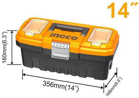Ingco Geantă pentru scule Plastic cu tabacheră Dimensiuni: L43.6xA22xÎ20.5cm